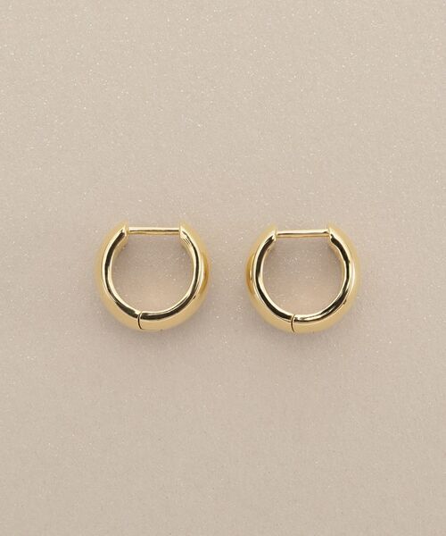 COCOSHNIK / ココシュニック ピアス・イヤリング | K18中空平甲 中折れピアス | 詳細3