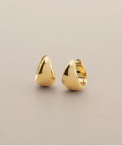 COCOSHNIK / ココシュニック ピアス・イヤリング | K18中空ファンシェイプ 中折れピアス