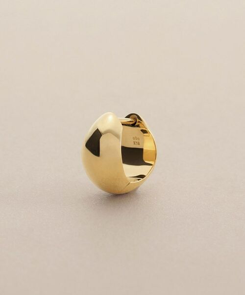 COCOSHNIK / ココシュニック ピアス・イヤリング | K18中空ペアシェイプ 中折れピアス | 詳細2