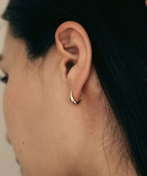 COCOSHNIK / ココシュニック ピアス・イヤリング | K10ペアシェイプ フックピアス | 詳細7
