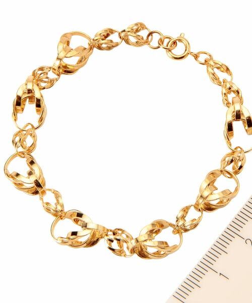 COCOSHNIK ONKITSCH / ココシュニックオンキッチュ ブレスレット・バングル | シルバー バスケットチェーン ブレスレット GP | 詳細3