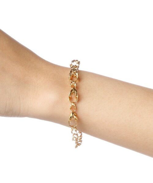 COCOSHNIK ONKITSCH / ココシュニックオンキッチュ ブレスレット・バングル | シルバー バスケットチェーン ブレスレット GP | 詳細4