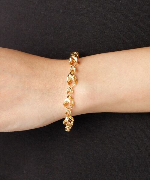 COCOSHNIK ONKITSCH / ココシュニックオンキッチュ ブレスレット・バングル | シルバー バスケットチェーン ブレスレット GP | 詳細5