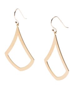 COCOSHNIK ONKITSCH / ココシュニックオンキッチュ ピアス・イヤリング | ベーシックイチョウ形 フックピアス (K10フック)