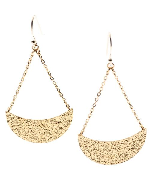 COCOSHNIK ONKITSCH / ココシュニックオンキッチュ ピアス・イヤリング | テクスチャープレート フックピアス (K10フック) | 詳細1