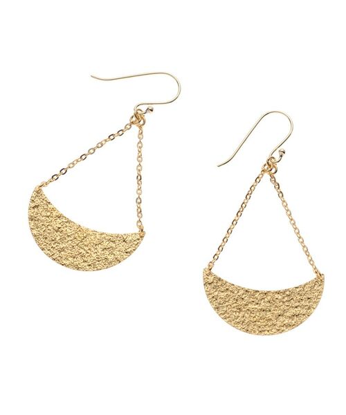 COCOSHNIK ONKITSCH / ココシュニックオンキッチュ ピアス・イヤリング | テクスチャープレート フックピアス (K10フック) | 詳細3