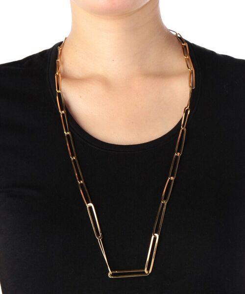 COCOSHNIK ONKITSCH / ココシュニックオンキッチュ ネックレス・ペンダント・チョーカー | グラデーションチェーン長角 ロングネックレス | 詳細4