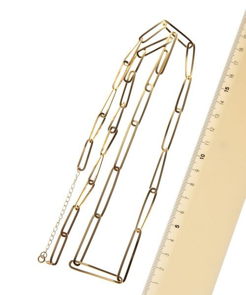 COCOSHNIK ONKITSCH / ココシュニックオンキッチュ ネックレス・ペンダント・チョーカー | グラデーションチェーン長角 ロングネックレス | 詳細6