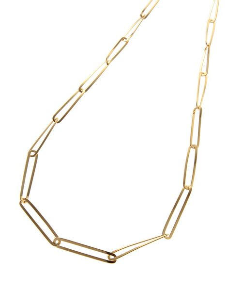 COCOSHNIK ONKITSCH / ココシュニックオンキッチュ ネックレス・ペンダント・チョーカー | グラデーションチェーン長角 ロングネックレス（ゴールド系(600)）