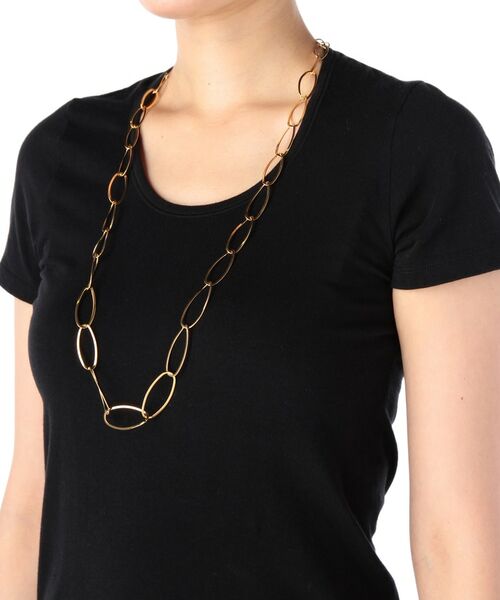 COCOSHNIK ONKITSCH / ココシュニックオンキッチュ ネックレス・ペンダント・チョーカー | シルバー グラデーションチェーンオーバル ロングネックレス GP | 詳細5