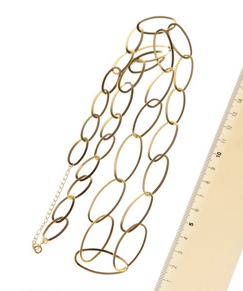 COCOSHNIK ONKITSCH / ココシュニックオンキッチュ ネックレス・ペンダント・チョーカー | シルバー グラデーションチェーンオーバル ロングネックレス GP | 詳細6