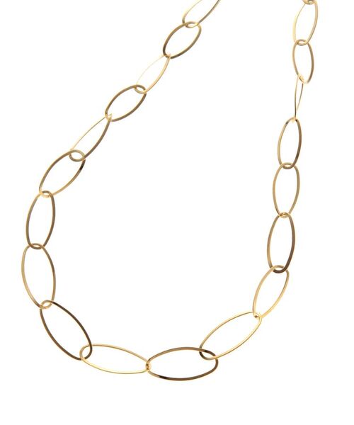 COCOSHNIK ONKITSCH / ココシュニックオンキッチュ ネックレス・ペンダント・チョーカー | シルバー グラデーションチェーンオーバル ロングネックレス GP（ゴールド系(600)）