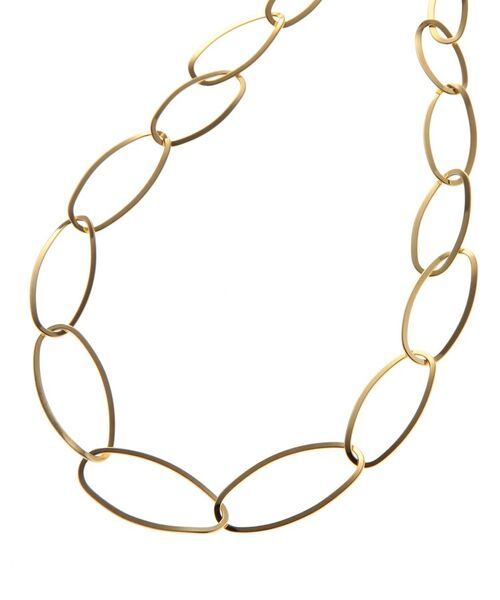 COCOSHNIK ONKITSCH / ココシュニックオンキッチュ ネックレス・ペンダント・チョーカー | グラデーションチェーンオーバル ネックレス（ゴールド系(600)）