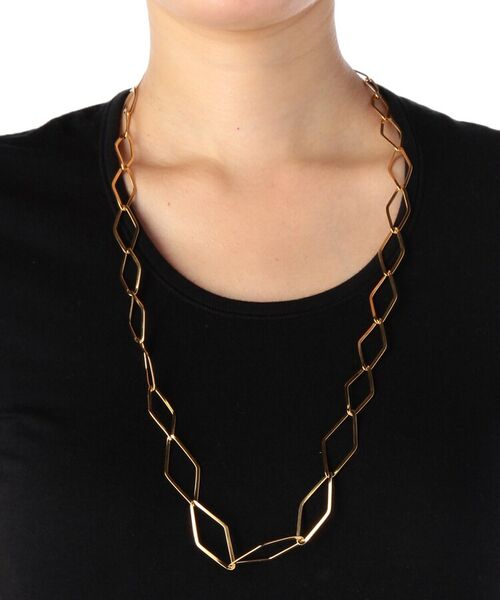 COCOSHNIK ONKITSCH / ココシュニックオンキッチュ ネックレス・ペンダント・チョーカー | グラデーションチェーン菱形 ロングネックレス | 詳細4
