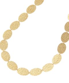 COCOSHNIK ONKITSCH / ココシュニックオンキッチュ ネックレス・ペンダント・チョーカー | テクスチャープレートオーバル連続 ネックレス