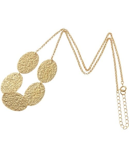 COCOSHNIK ONKITSCH / ココシュニックオンキッチュ ネックレス・ペンダント・チョーカー | テクスチャープレートオーバル ネックレス | 詳細2