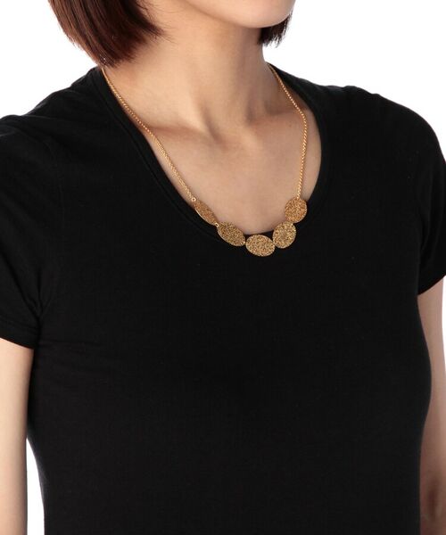 COCOSHNIK ONKITSCH / ココシュニックオンキッチュ ネックレス・ペンダント・チョーカー | テクスチャープレートオーバル ネックレス | 詳細5