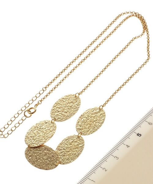 COCOSHNIK ONKITSCH / ココシュニックオンキッチュ ネックレス・ペンダント・チョーカー | テクスチャープレートオーバル ネックレス | 詳細6