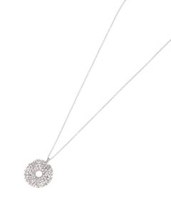 COCOSHNIK ONKITSCH / ココシュニックオンキッチュ ネックレス・ペンダント・チョーカー | カットビーズ サークルネックレス小(ロジウムコーティング)