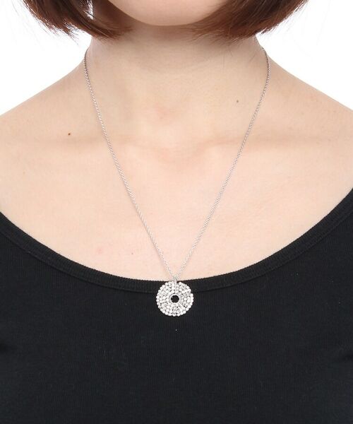 COCOSHNIK ONKITSCH / ココシュニックオンキッチュ ネックレス・ペンダント・チョーカー | カットビーズ サークルネックレス小(ロジウムコーティング) | 詳細4