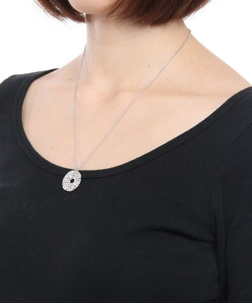 COCOSHNIK ONKITSCH / ココシュニックオンキッチュ ネックレス・ペンダント・チョーカー | カットビーズ サークルネックレス小(ロジウムコーティング) | 詳細5