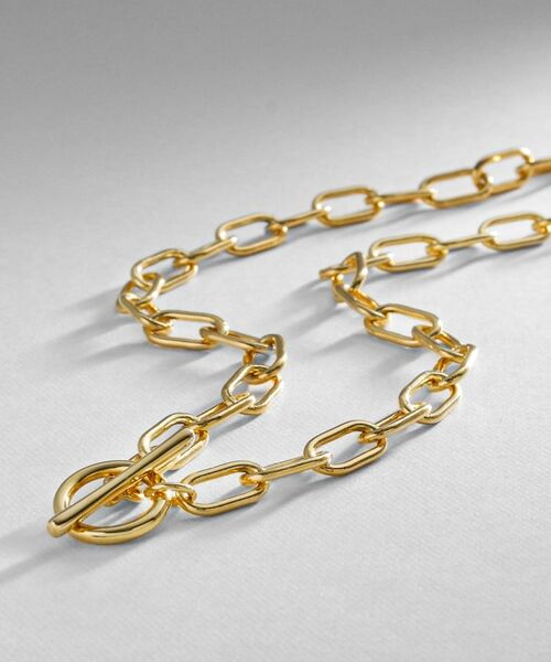 COCOSHNIK ONKITSCH / ココシュニックオンキッチュ ネックレス・ペンダント・チョーカー | シルバー リンクチェーン ショートマンテルネックレス GP | 詳細1