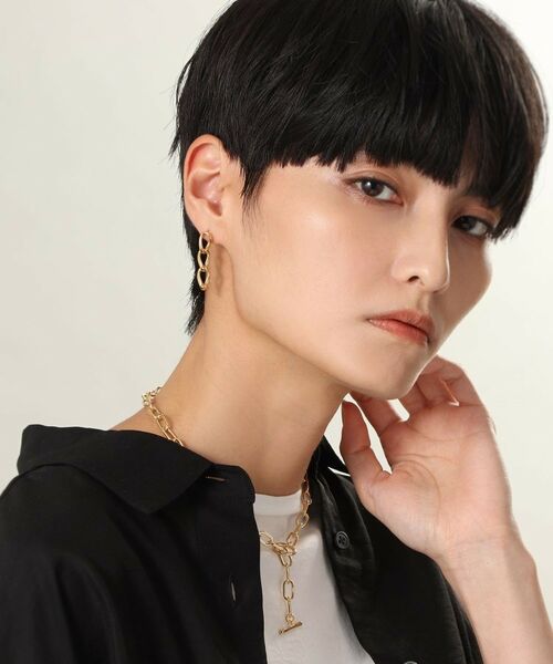 COCOSHNIK ONKITSCH / ココシュニックオンキッチュ ネックレス・ペンダント・チョーカー | シルバー リンクチェーン ショートマンテルネックレス GP | 詳細10