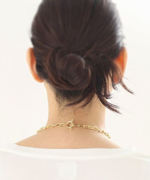 COCOSHNIK ONKITSCH / ココシュニックオンキッチュ ネックレス・ペンダント・チョーカー | シルバー リンクチェーン ショートマンテルネックレス GP | 詳細11