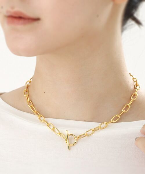 COCOSHNIK ONKITSCH / ココシュニックオンキッチュ ネックレス・ペンダント・チョーカー | シルバー リンクチェーン ショートマンテルネックレス GP | 詳細12