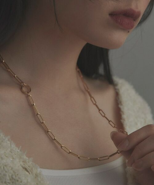 COCOSHNIK ONKITSCH / ココシュニックオンキッチュ ネックレス・ペンダント・チョーカー | シルバー リンクチェーン 2WAYマンテルネックレス GP | 詳細10