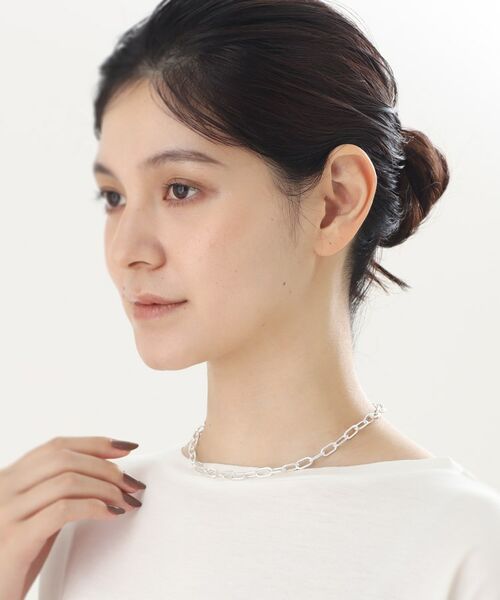 COCOSHNIK ONKITSCH / ココシュニックオンキッチュ ネックレス・ペンダント・チョーカー | シルバー リンクチェーン ショートマンテルネックレス | 詳細14