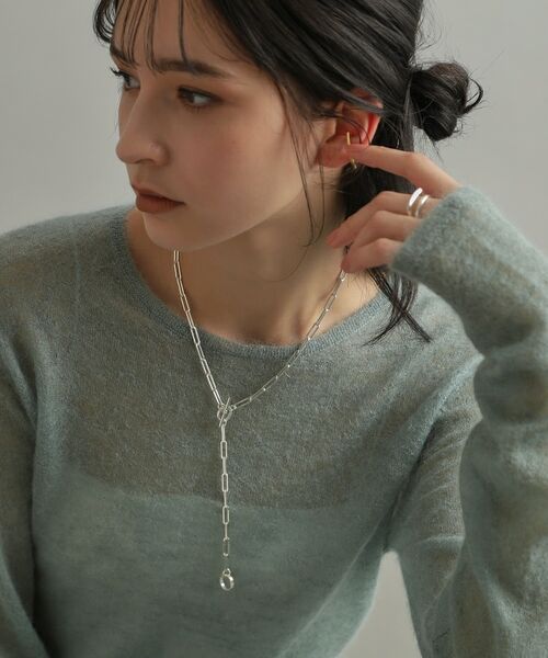 COCOSHNIK ONKITSCH / ココシュニックオンキッチュ ネックレス・ペンダント・チョーカー | シルバー リンクチェーン 2WAYマンテルネックレス | 詳細11