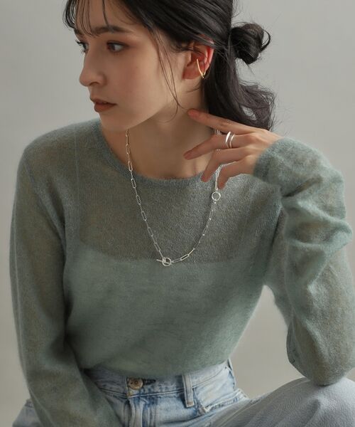 COCOSHNIK ONKITSCH / ココシュニックオンキッチュ ネックレス・ペンダント・チョーカー | シルバー リンクチェーン 2WAYマンテルネックレス | 詳細8