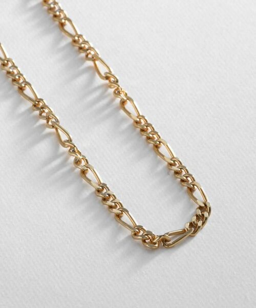 COCOSHNIK ONKITSCH / ココシュニックオンキッチュ ネックレス・ペンダント・チョーカー | シルバー デザインチェーン フィガロネックレス GP | 詳細2