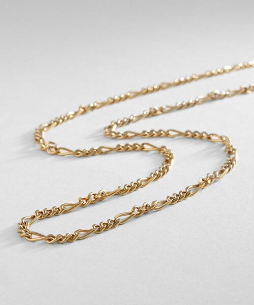 COCOSHNIK ONKITSCH / ココシュニックオンキッチュ ネックレス・ペンダント・チョーカー | シルバー デザインチェーン フィガロネックレス GP（ゴールド(600)）
