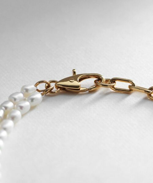 COCOSHNIK ONKITSCH / ココシュニックオンキッチュ ネックレス・ペンダント・チョーカー | シルバー バロックパール ハーフチェーン ネックレス GP | 詳細3