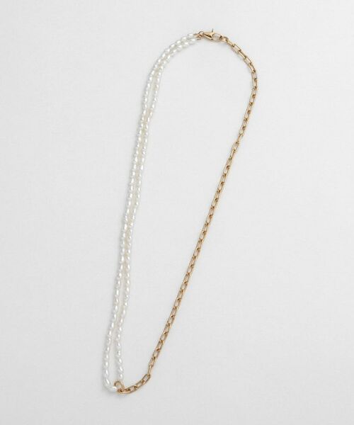 COCOSHNIK ONKITSCH / ココシュニックオンキッチュ ネックレス・ペンダント・チョーカー | シルバー バロックパール ハーフチェーン ネックレス GP | 詳細4