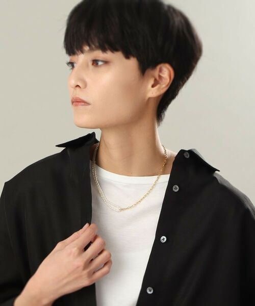 COCOSHNIK ONKITSCH / ココシュニックオンキッチュ ネックレス・ペンダント・チョーカー | シルバー バロックパール ハーフチェーン ネックレス GP | 詳細8