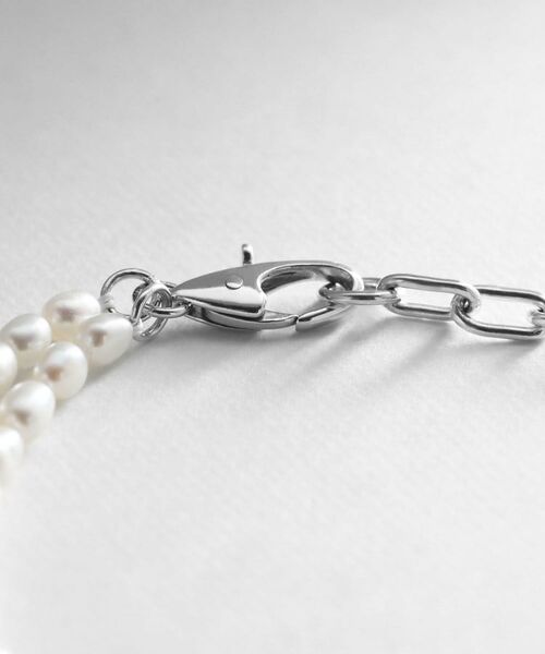 COCOSHNIK ONKITSCH / ココシュニックオンキッチュ ネックレス・ペンダント・チョーカー | シルバー バロックパール ハーフチェーン ネックレス | 詳細3