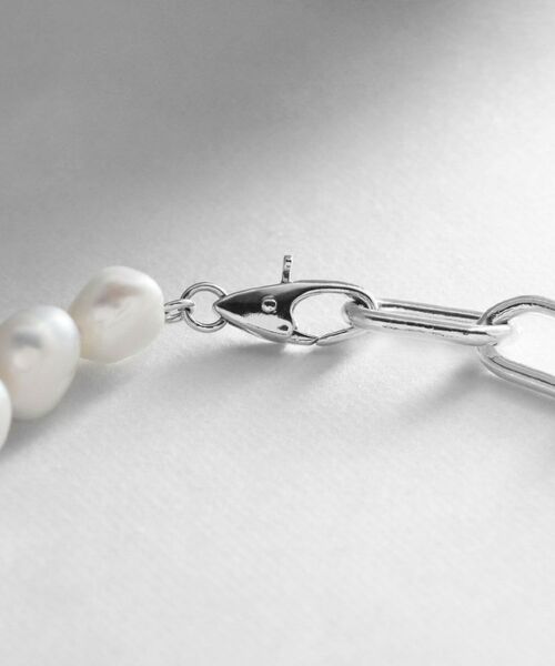 COCOSHNIK ONKITSCH / ココシュニックオンキッチュ ネックレス・ペンダント・チョーカー | シルバー バロックパール チェーンミックス ネックレス | 詳細3
