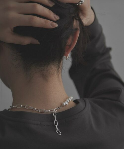 COCOSHNIK ONKITSCH / ココシュニックオンキッチュ ネックレス・ペンダント・チョーカー | シルバー バロックパール チェーンミックス ネックレス | 詳細8