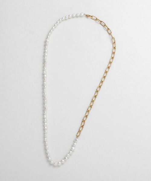 COCOSHNIK ONKITSCH / ココシュニックオンキッチュ ネックレス・ペンダント・チョーカー | シルバー バロックパール ２Wayチェーンミックス ネックレス GP | 詳細4