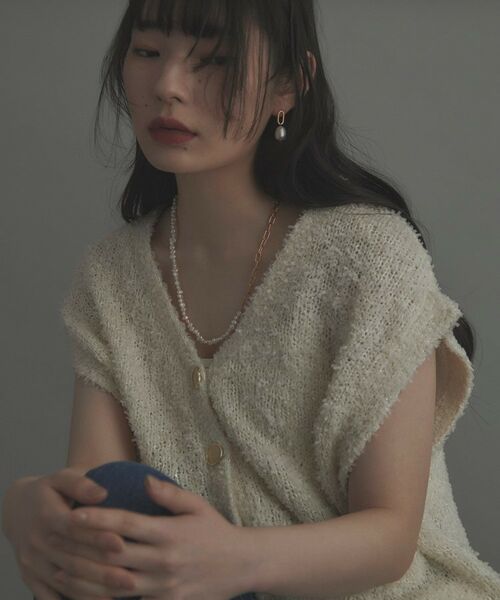 COCOSHNIK ONKITSCH / ココシュニックオンキッチュ ネックレス・ペンダント・チョーカー | シルバー バロックパール ２Wayチェーンミックス ネックレス GP | 詳細6