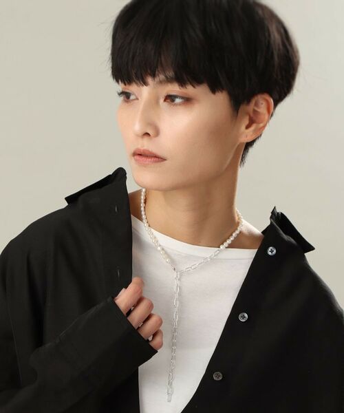 COCOSHNIK ONKITSCH / ココシュニックオンキッチュ ネックレス・ペンダント・チョーカー | シルバー バロックパール ２Wayチェーンミックス ネックレス | 詳細12