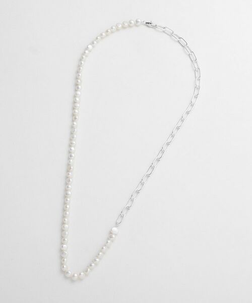 COCOSHNIK ONKITSCH / ココシュニックオンキッチュ ネックレス・ペンダント・チョーカー | シルバー バロックパール ２Wayチェーンミックス ネックレス | 詳細4