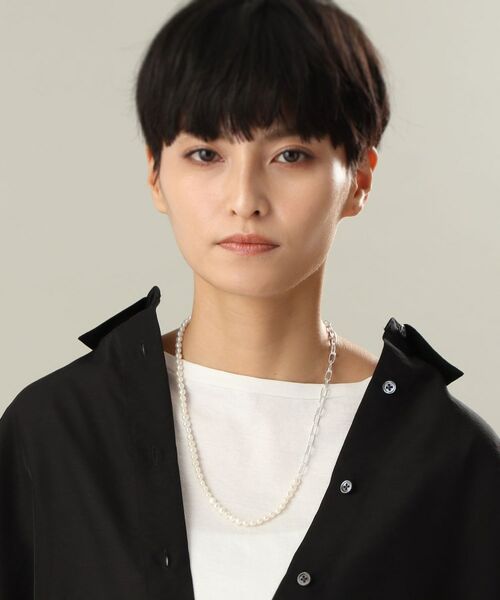 COCOSHNIK ONKITSCH / ココシュニックオンキッチュ ネックレス・ペンダント・チョーカー | シルバー バロックパール ２Wayチェーンミックス ネックレス | 詳細7