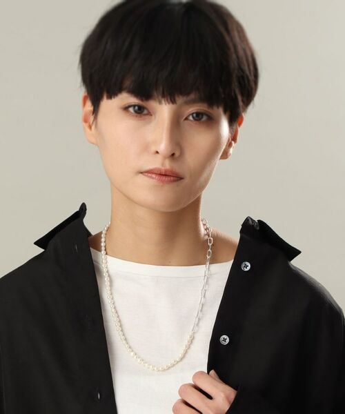 COCOSHNIK ONKITSCH / ココシュニックオンキッチュ ネックレス・ペンダント・チョーカー | シルバー バロックパール ２Wayチェーンミックス ネックレス | 詳細8