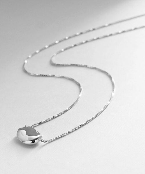 COCOSHNIK ONKITSCH / ココシュニックオンキッチュ ネックレス・ペンダント・チョーカー | シルバー ニュアンスネック ビーンズ | 詳細1