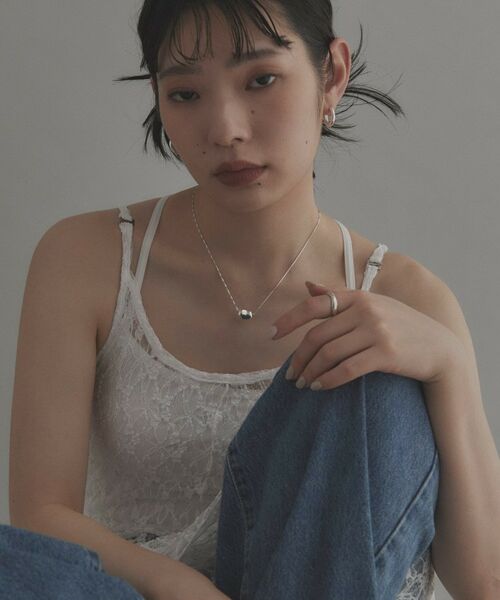 COCOSHNIK ONKITSCH / ココシュニックオンキッチュ ネックレス・ペンダント・チョーカー | シルバー ニュアンスネック ビーンズ | 詳細6