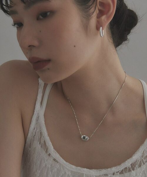 COCOSHNIK ONKITSCH / ココシュニックオンキッチュ ネックレス・ペンダント・チョーカー | シルバー ニュアンスネック ビーンズ | 詳細8